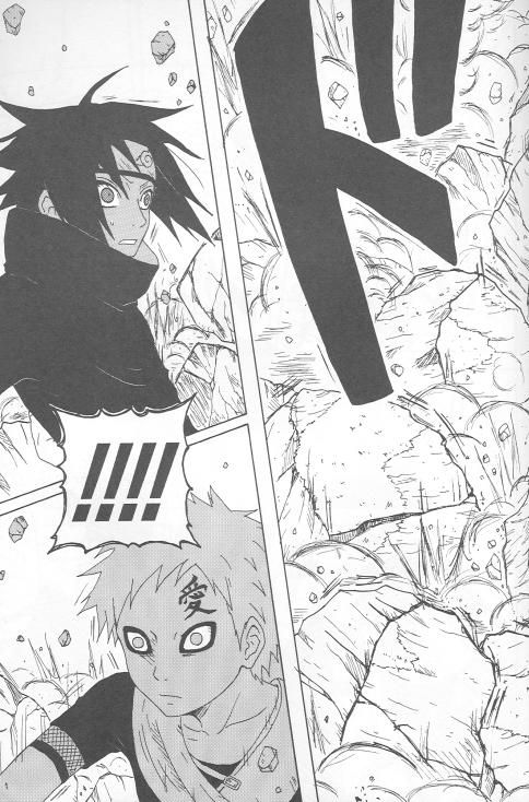 Chuunin Fight Sasuke versus Gaara (2)